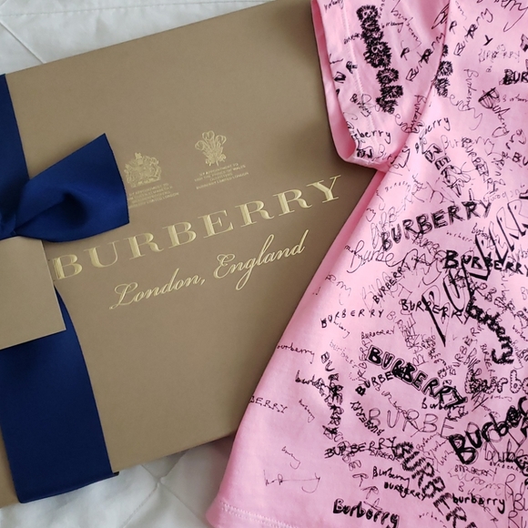 3Y Burberry Doodle Print Cotton Jersey T-shirt - Picture 2 of 4